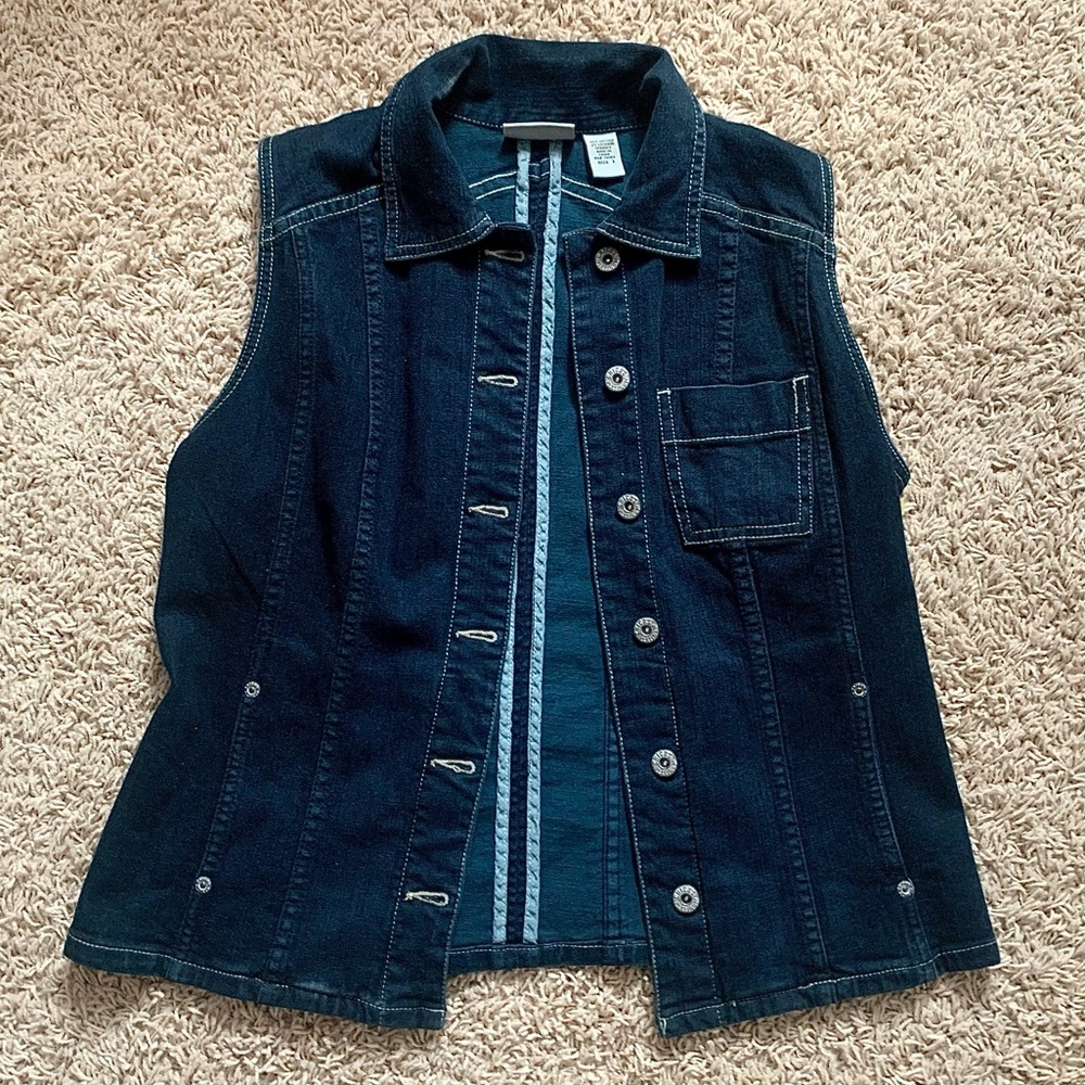 Vest jean jacket